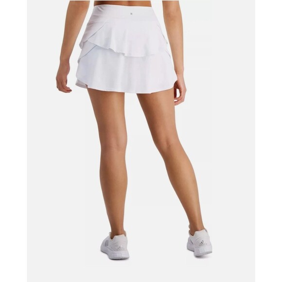 ID IDEOLOGY Plus Size Flounce Skort Bright White Skirt 2X Inner Short - Picture 2 of 5